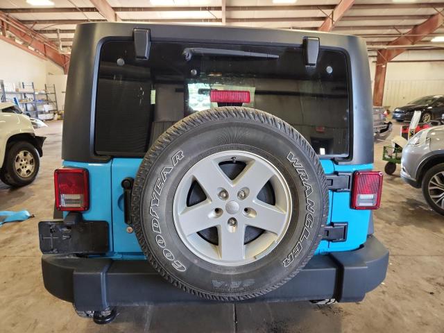1C4AJWAG2HL747223 - 2017 JEEP WRANGLER SPORT BLUE photo 6