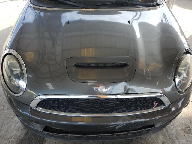 WMWSV3C55CT385588 - 2012 MINI COOPER S გრაფიტი ფოტო 11