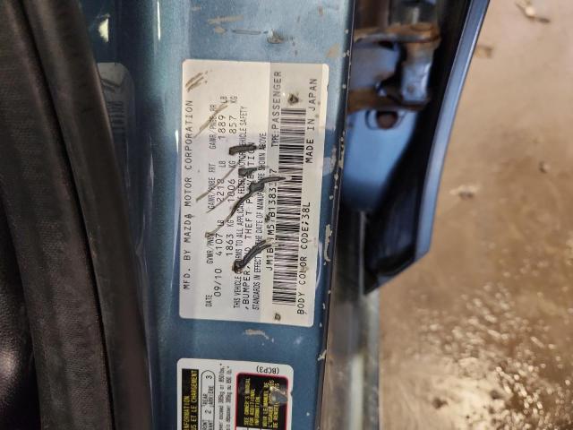 JM1BL1M57B1383377 - 2011 MAZDA 3 S Синий фото 12