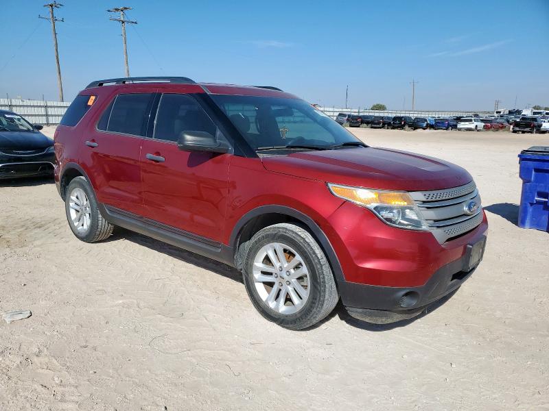 1FM5K7B85FGC24176 - 2015 FORD EXPLORER MAROON photo 4