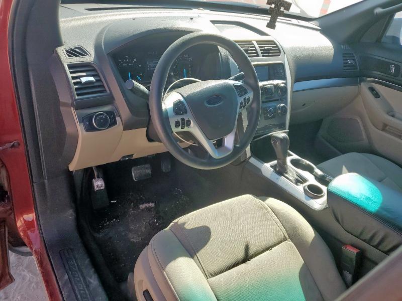 1FM5K7B85FGC24176 - 2015 FORD EXPLORER MAROON photo 8