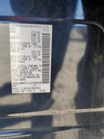 5N1AL0MM1FC529968 - 2015 INFINITI QX60 Синій фото 13