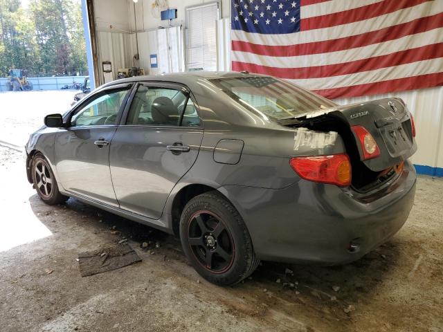2T1BU4EE3AC310949 - 2010 TOYOTA COROLLA BASE GRAY photo 2