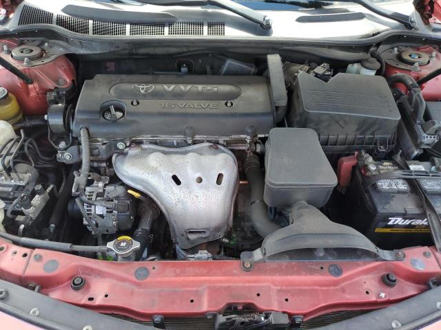 4T1BE46K98U223244 - 2008 TOYOTA CAMRY CE RED photo 11