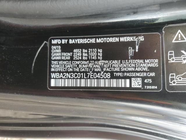 WBA2N3C01L7E04508 - 2020 BMW M240XI BLACK photo 12