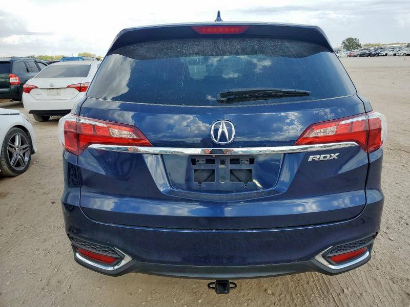 5J8TB3H57JL015377 - 2018 ACURA RDX TECHNOLOGY BLUE photo 6