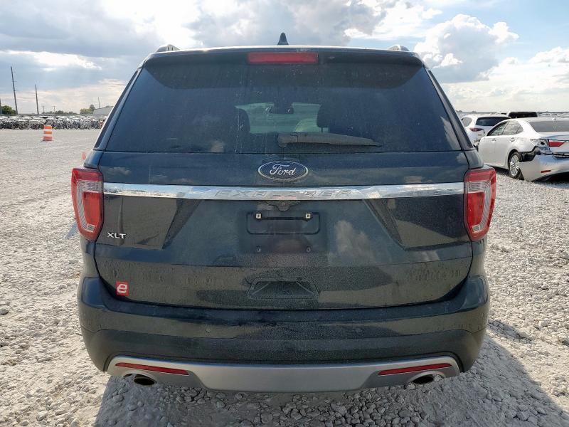 1FM5K7D87HGD40477 - 2017 FORD EXPLORER XLT Siyah fotoğraf 6