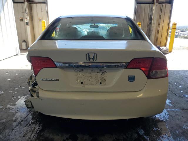 2HGFA16359H334601 - 2009 HONDA CIVIC VP WHITE photo 6