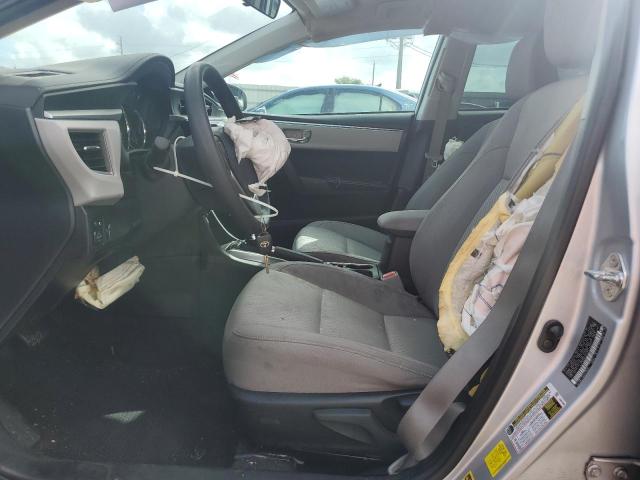 5YFBURHEXGP516657 - 2016 TOYOTA COROLLA L ვერცხლისფერი ფოტო 7