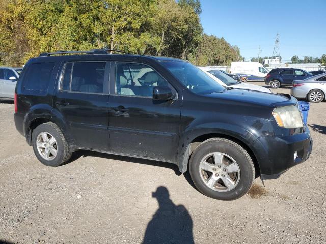 5FNYF4H58BB506401 - 2011 HONDA PILOT EXL BLACK photo 4