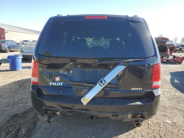 5FNYF4H58BB506401 - 2011 HONDA PILOT EXL BLACK photo 6