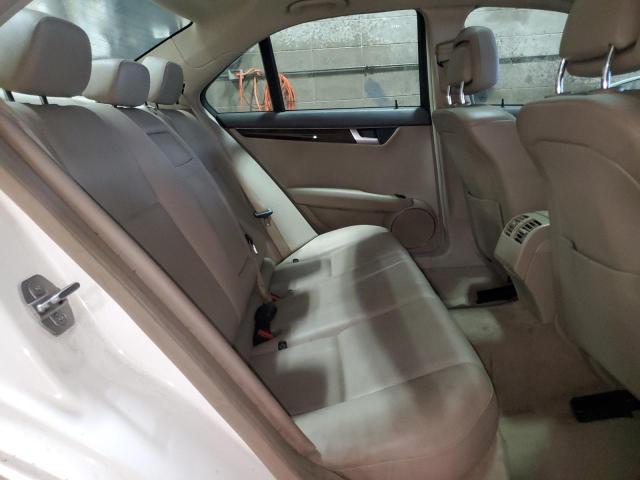 WDDGF8BB9CR208247 - 2012 MERCEDES-BENZ C 300 4MATIC WHITE photo 10