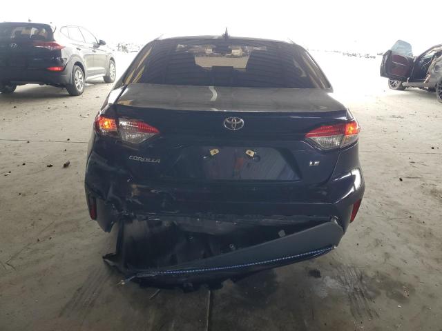 5YFEPMAE1NP276171 - 2022 TOYOTA COROLLA LE Azul foto 6