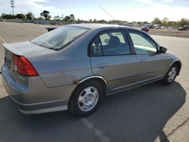 JHMES96644S016923 - 2004 HONDA CIVIC HYBRID GRAY photo 3