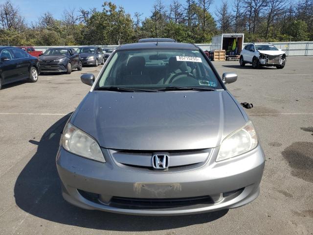 JHMES96644S016923 - 2004 HONDA CIVIC HYBRID GRAY photo 5