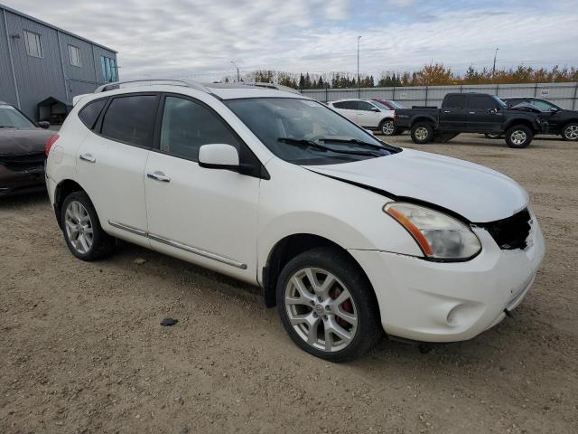 JN8AS5MV6BW302429 - 2011 NISSAN ROGUE S WHITE photo 4