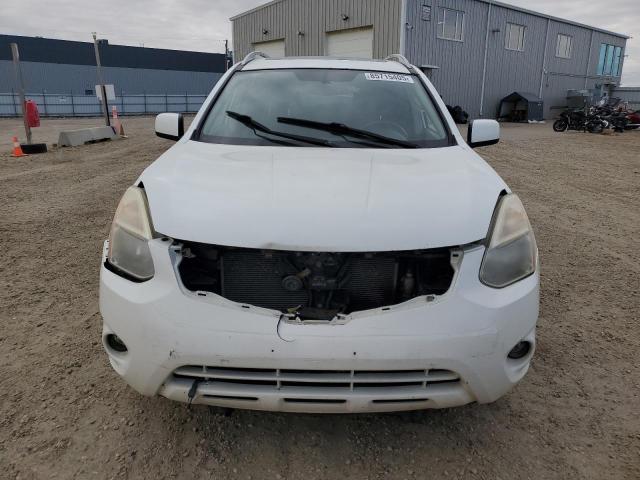 JN8AS5MV6BW302429 - 2011 NISSAN ROGUE S WHITE photo 5