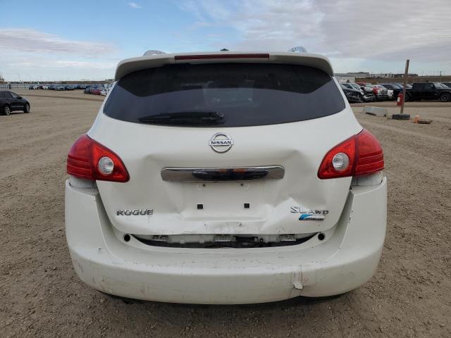 JN8AS5MV6BW302429 - 2011 NISSAN ROGUE S WHITE photo 6