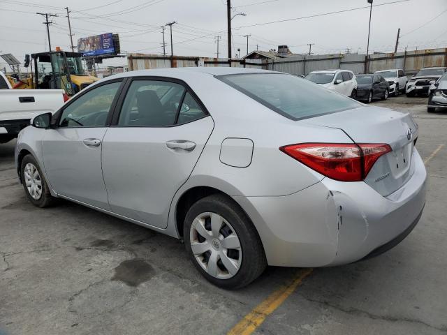 5YFBURHE8KP939259 - 2019 TOYOTA COROLLA L SILVER photo 2