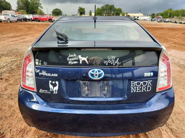 JTDKN3DU3D1713614 - 2013 TOYOTA PRIUS BLUE photo 6
