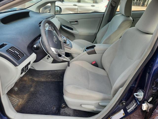 JTDKN3DU3D1713614 - 2013 TOYOTA PRIUS BLUE photo 7
