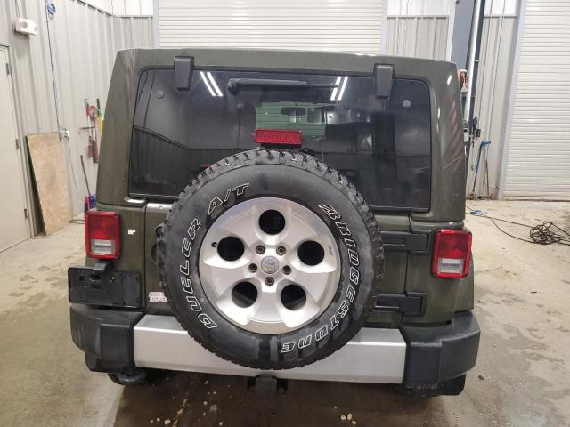 1C4BJWEG4FL547665 - 2015 JEEP WRANGLER U SAHARA GREEN photo 6