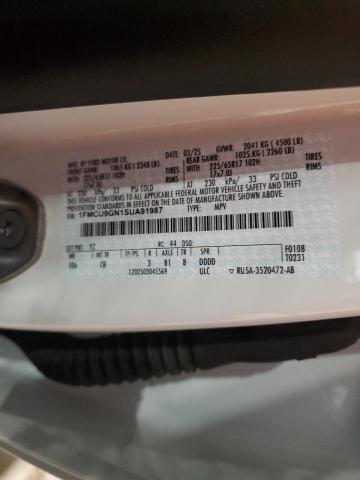 1FMCU9GN1SUA91987 - 2025 FORD ESCAPE ACTIVE თეთრი ფოტო 14