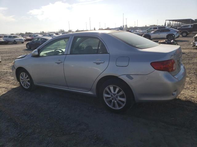 1NXBU40E19Z052688 - 2009 TOYOTA COROLLA BASE SILVER photo 2