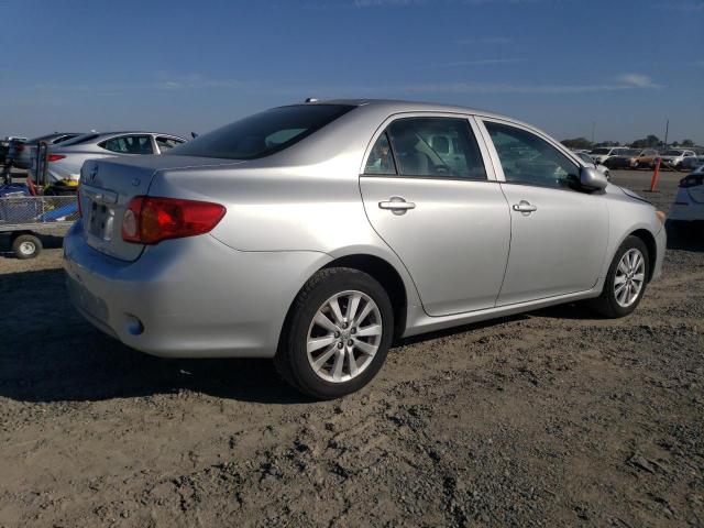1NXBU40E19Z052688 - 2009 TOYOTA COROLLA BASE SILVER photo 3