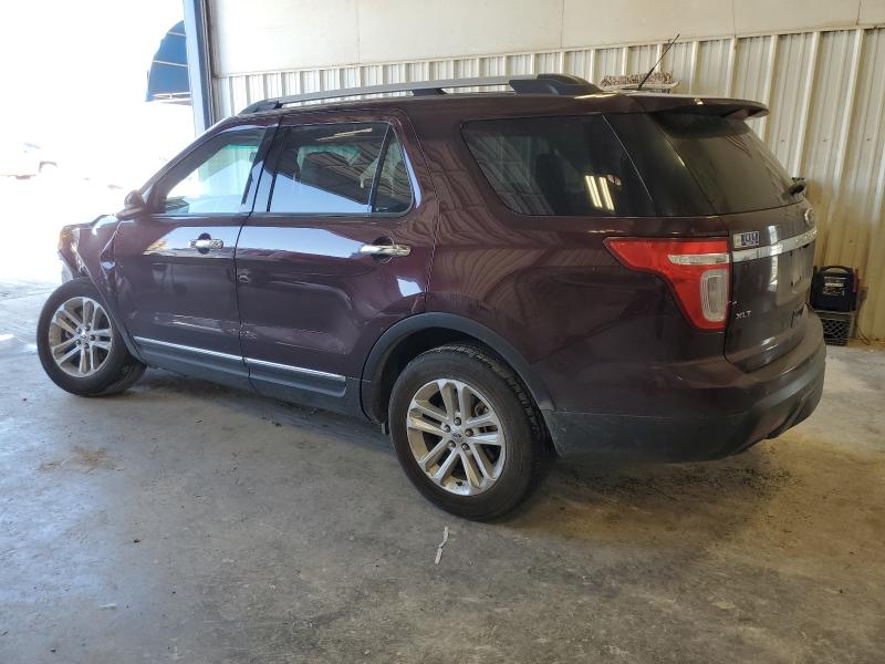 1FMHK7D86BGA35489 - 2011 FORD EXPLORER XLT მუქწითელი ფოტო 2