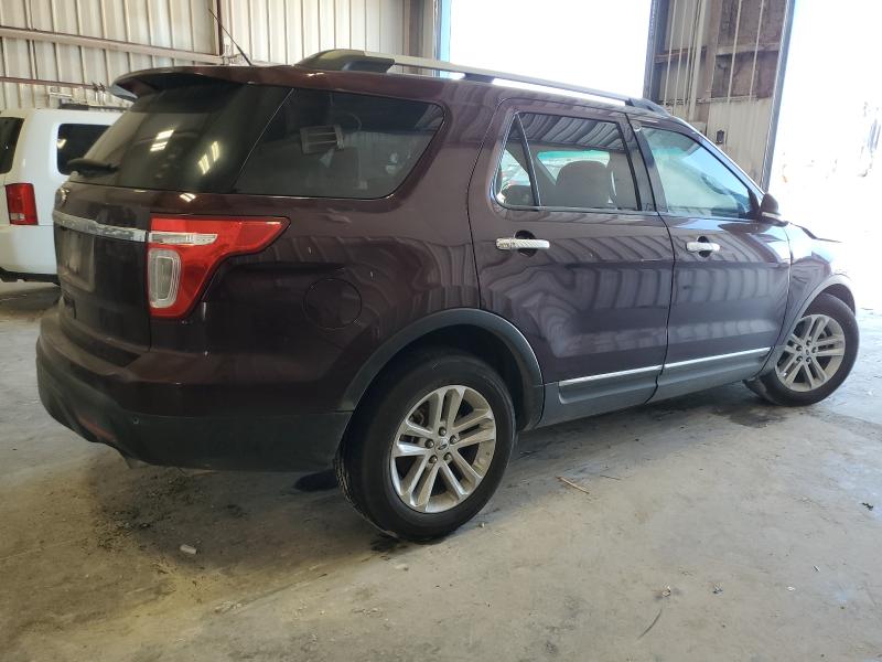 1FMHK7D86BGA35489 - 2011 FORD EXPLORER XLT მუქწითელი ფოტო 3