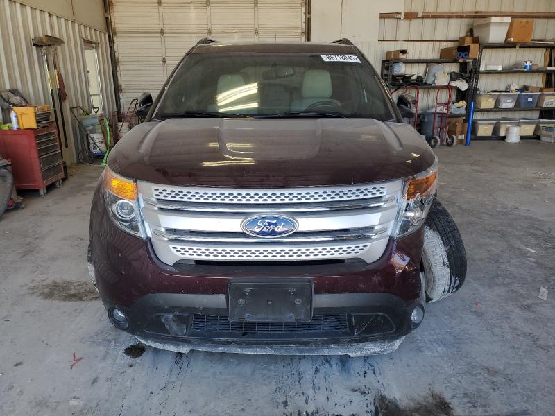 1FMHK7D86BGA35489 - 2011 FORD EXPLORER XLT მუქწითელი ფოტო 5