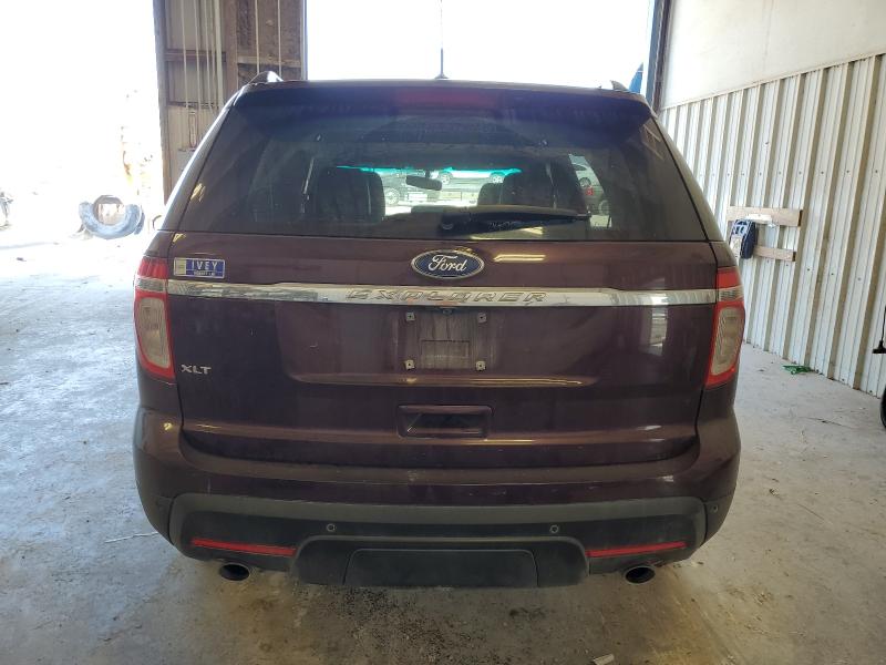 1FMHK7D86BGA35489 - 2011 FORD EXPLORER XLT მუქწითელი ფოტო 6