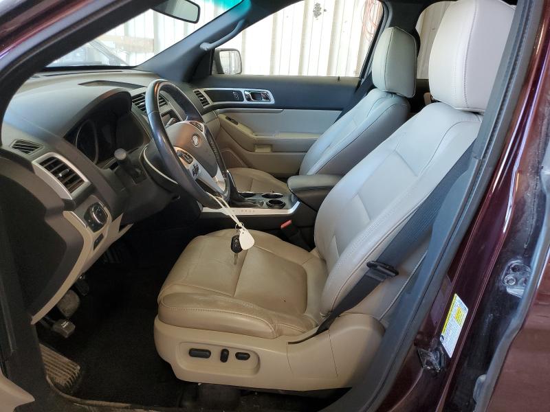 1FMHK7D86BGA35489 - 2011 FORD EXPLORER XLT მუქწითელი ფოტო 7