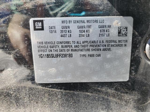 1G11B5SL8FF238180 - 2015 CHEVROLET MALIBU LS Серый фото 12