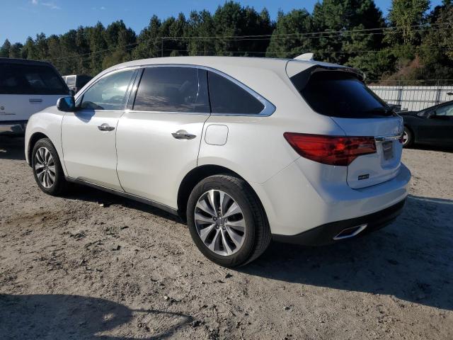 5FRYD3H41EB002525 - 2014 ACURA MDX TECHNOLOGY Weiß Foto 2