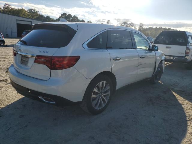 5FRYD3H41EB002525 - 2014 ACURA MDX TECHNOLOGY Weiß Foto 3