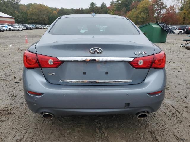JN1BV7AR0EM683059 - 2014 INFINITI Q50 BASE ნაცრისფერი ფოტო 6