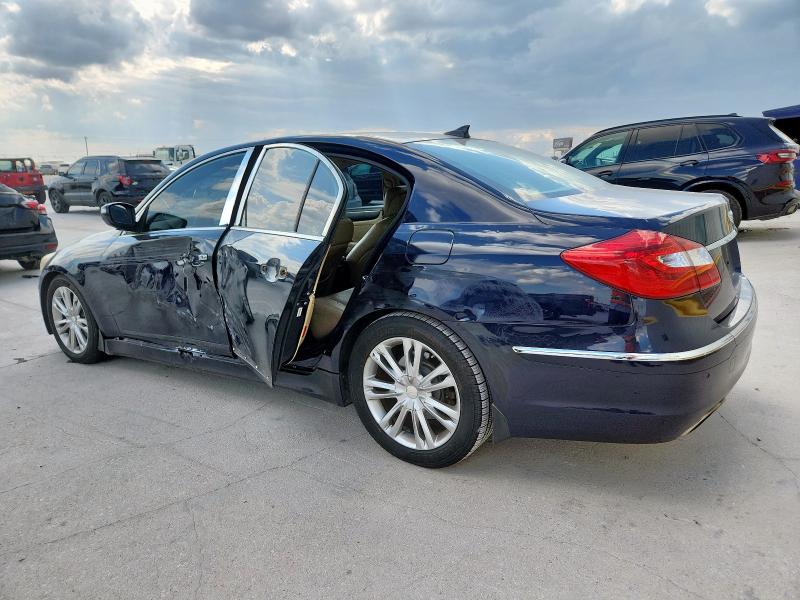 KMHGC4DD2DU232300 - 2013 HYUNDAI GENESIS 3.8L Синій фото 2