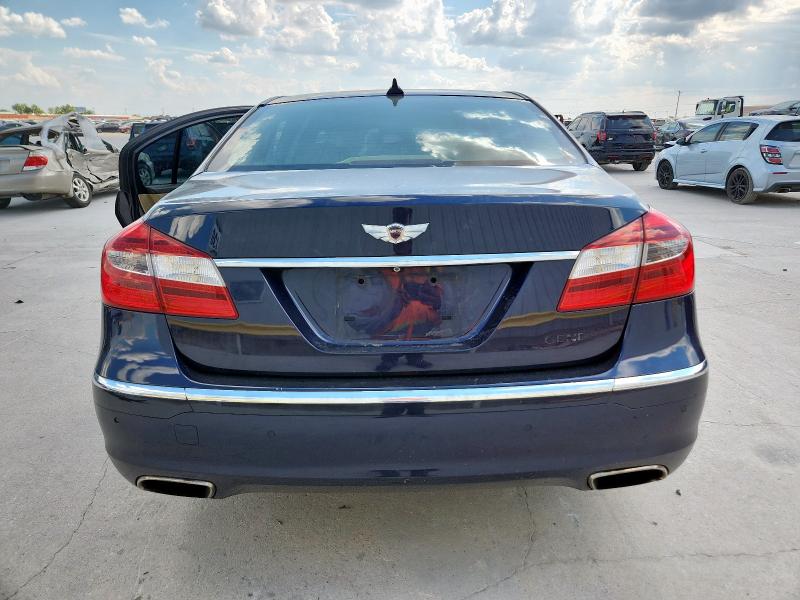KMHGC4DD2DU232300 - 2013 HYUNDAI GENESIS 3.8L Синій фото 6