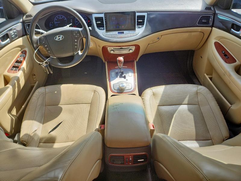 KMHGC4DD2DU232300 - 2013 HYUNDAI GENESIS 3.8L Синій фото 8