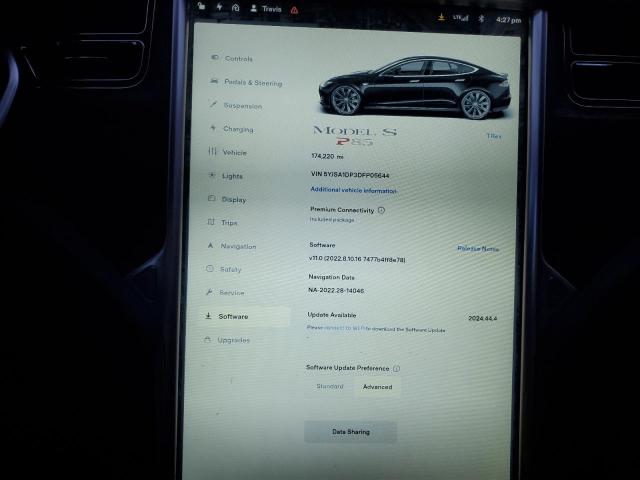 5YJSA1DP3DFP05644 - 2013 TESLA MODEL S BLACK photo 9