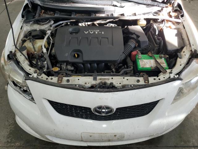 1NXBU4EE6AZ267206 - 2010 TOYOTA COROLLA BASE Սպիտակ լուսանկար 11