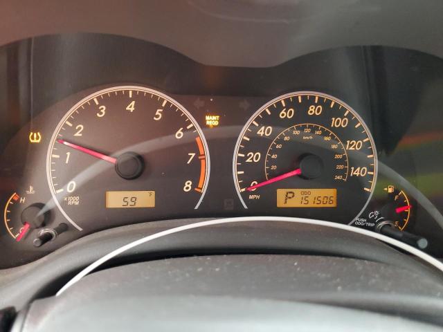 1NXBU4EE6AZ267206 - 2010 TOYOTA COROLLA BASE Սպիտակ լուսանկար 9