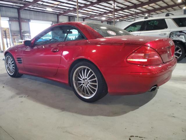 WDBSK75F35F102923 - 2005 MERCEDES-BENZ SL 500 RED photo 2