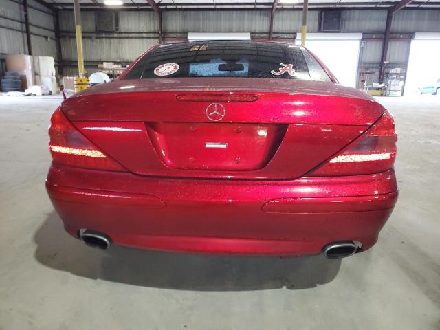 WDBSK75F35F102923 - 2005 MERCEDES-BENZ SL 500 RED photo 6