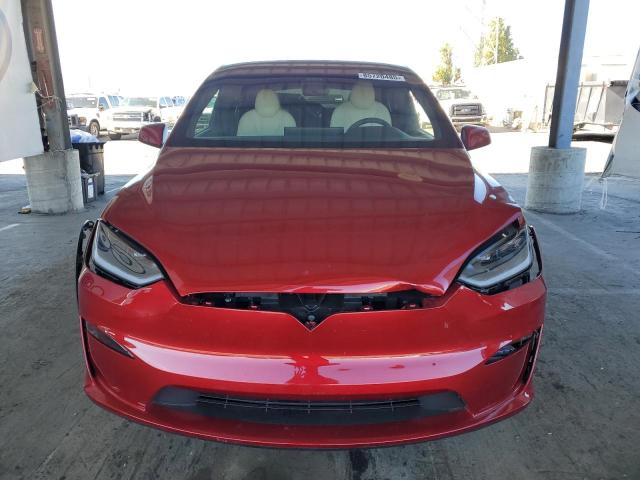 7SAXCBE51SF471989 - 2025 TESLA MODEL X 红色 照片 5