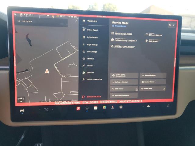 7SAXCBE51SF471989 - 2025 TESLA MODEL X 红色 照片 9