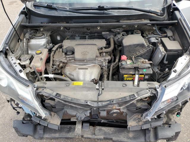 JTMRFREV2DD038066 - 2013 TOYOTA RAV4 XLE ვერცხლისფერი ფოტო 11