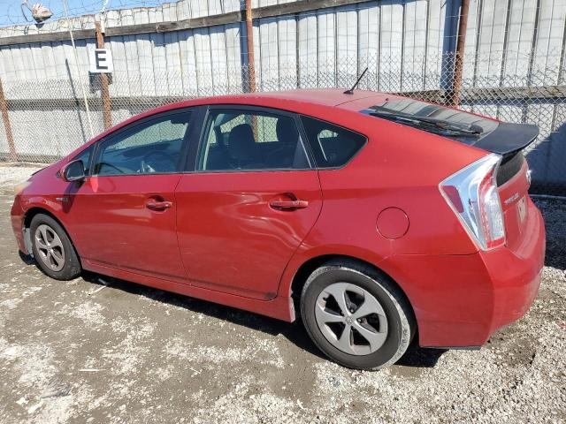 JTDKN3DU2C1531367 - 2012 TOYOTA PRIUS 红色 照片 2